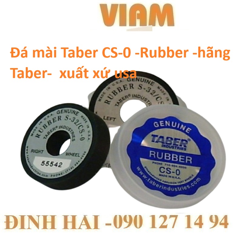 Đá mài Taber CS‑0 Rubber